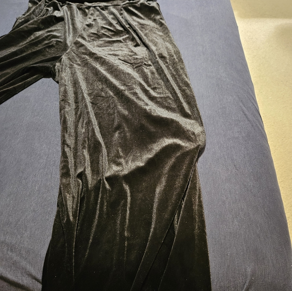 Volaur halter pants suit wide legs with belt